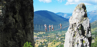 Via Ferrata Suspension Bridge